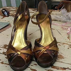 Coach Sandal Heels 3.5" Heel